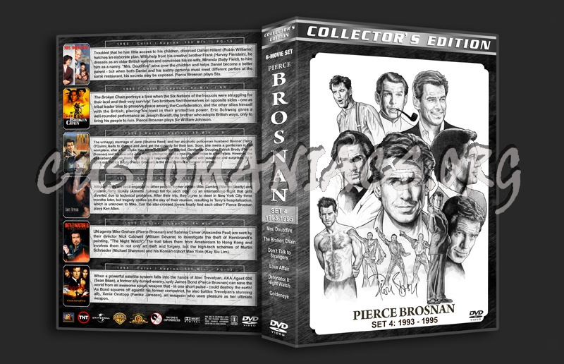 Pierce Brosnan Filmography - Set 4 (1993-1995) dvd cover