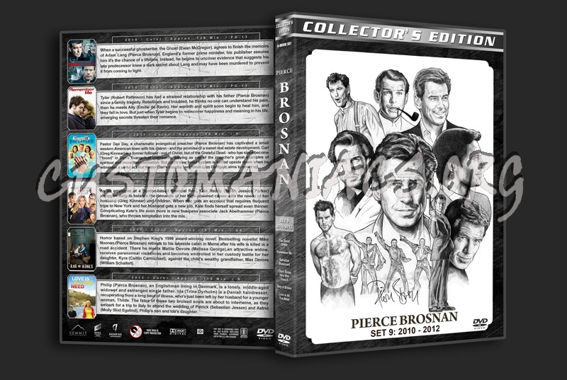 Pierce Brosnan Filmography - Set 9 (2010-2012) dvd cover