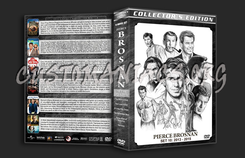 Pierce Brosnan Filmography - Set 10 (2013-2015) dvd cover