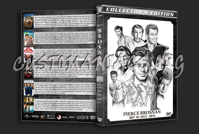 Pierce Brosnan Filmography - Set 10 (2013-2015) dvd cover