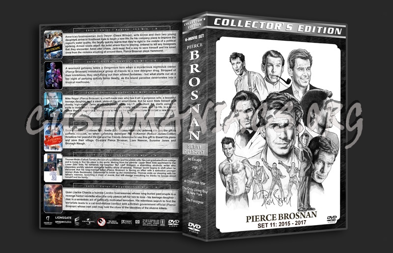 Pierce Brosnan Filmography - Set 11 (2015-2017) dvd cover