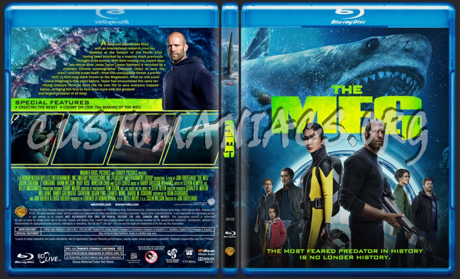 The MEG blu-ray cover