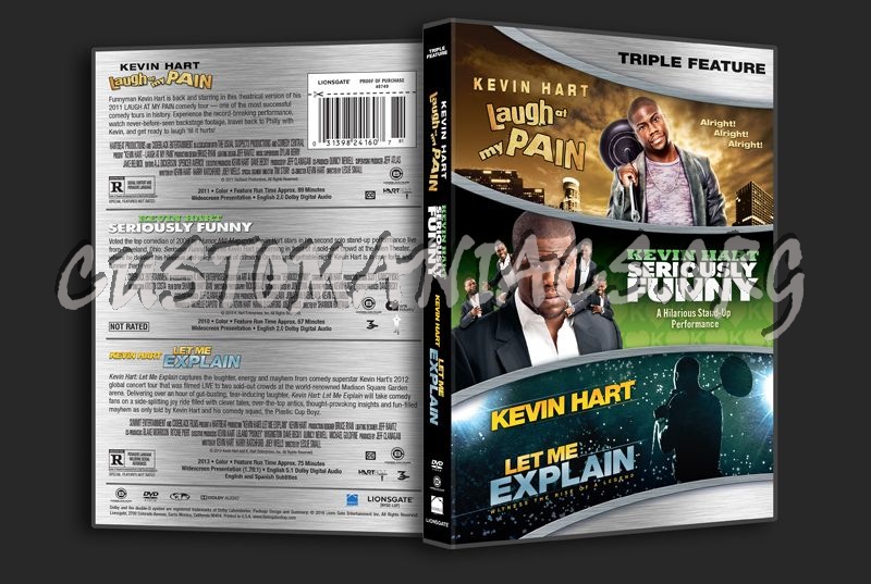 Kevin Hart Triple Feature dvd cover