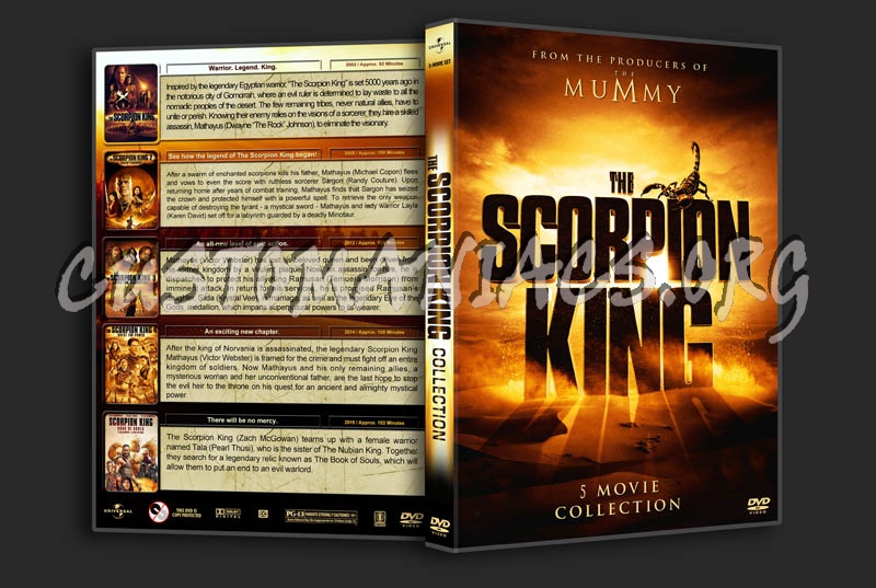 The Scorpion King Collection (5) dvd cover
