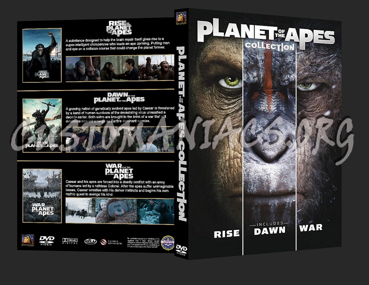 Planet of the Apes Collection dvd cover