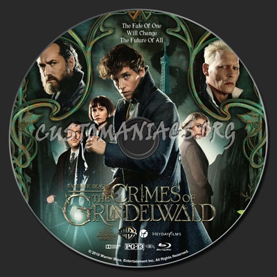 Fantastic Beasts: The Crimes Of Grindelwald blu-ray label