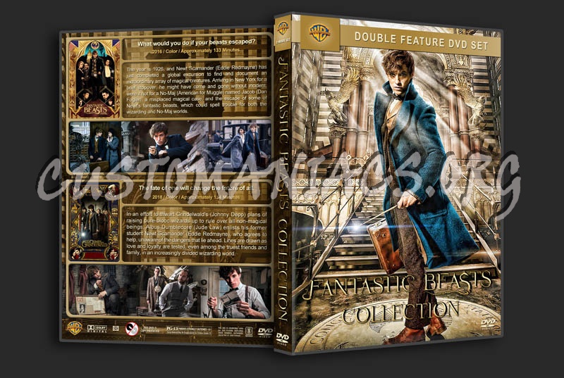 Fantastic Beasts and Where to Find Them Collection dvd cover