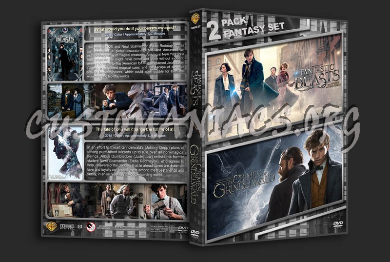 Fantastic Beasts and Where to Find Them Double Feature dvd cover