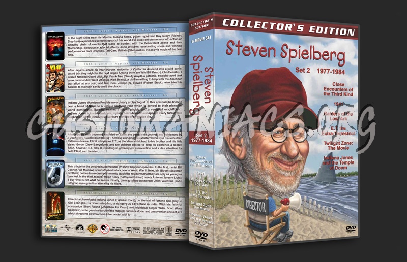 Steven Spielberg: Directors Collection - Set 2 (1977-1984) dvd cover