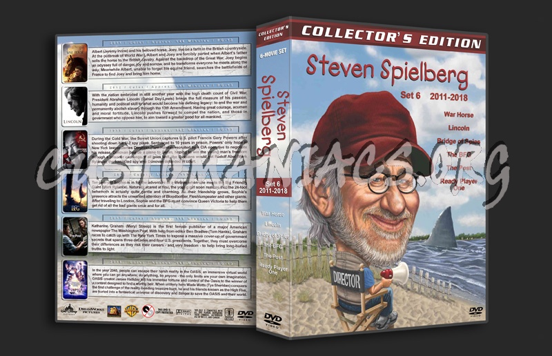 Steven Spielberg: Directors Collection - Set 6 (2011-2018) dvd cover
