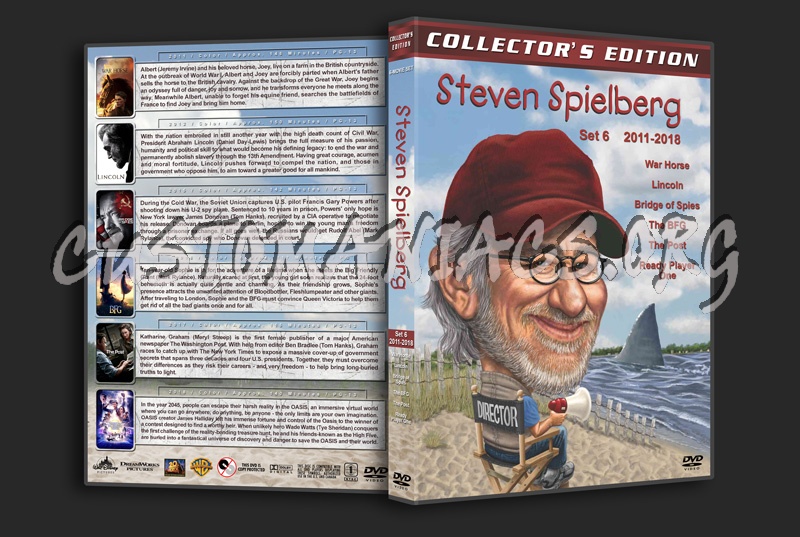 Steven Spielberg: Directors Collection - Set 6 (2011-2018) dvd cover