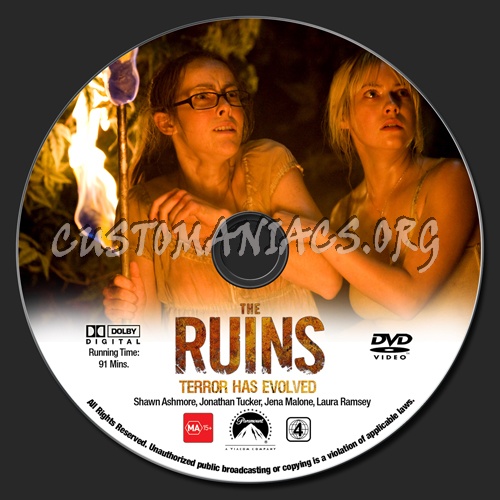 The Ruins dvd label