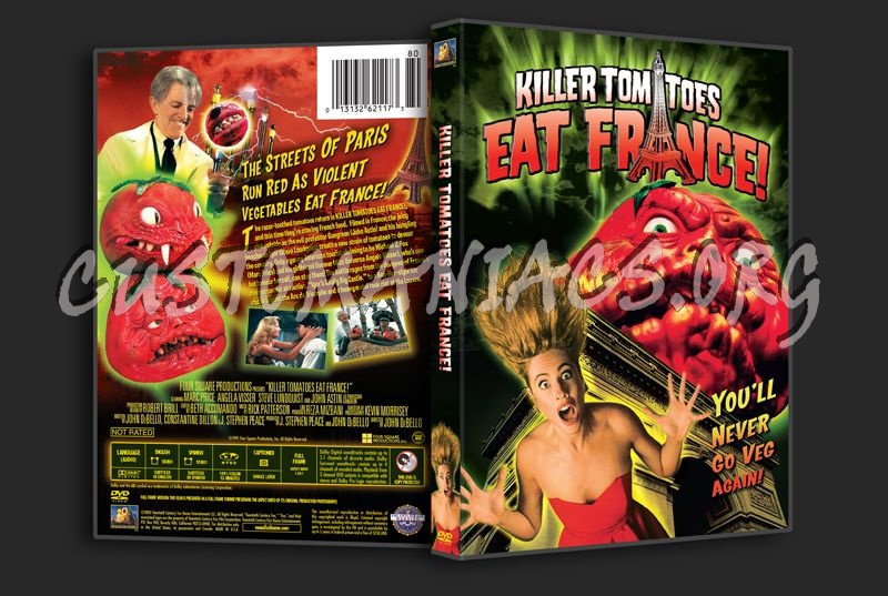 Killer Tomatoes Eat France dvd cover