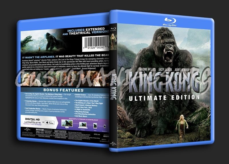 King Kong blu-ray cover