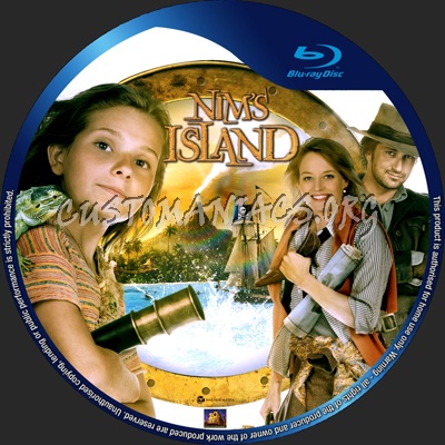 Nim's Island blu-ray label