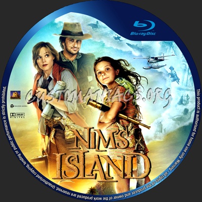 Nim's Island blu-ray label