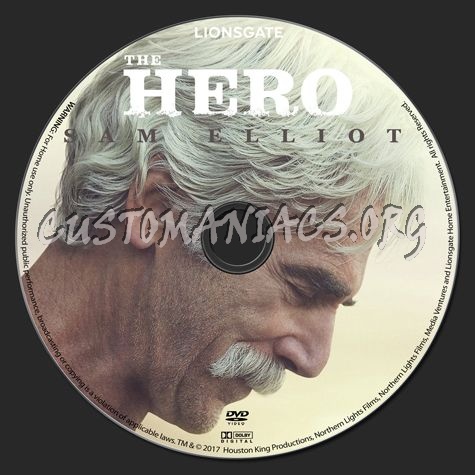 The Hero (2017) dvd label