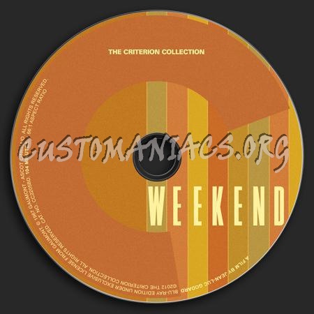 635 - Weekend (1967) dvd label