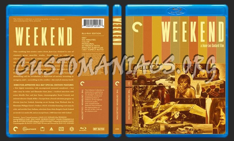 635 - Weekend (1967) blu-ray cover