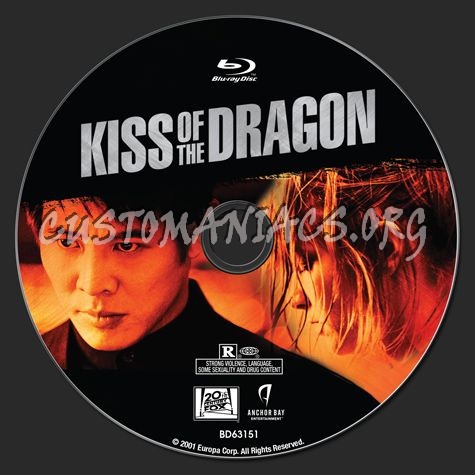 Kiss of the Dragon blu-ray label