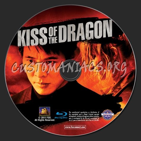 Kiss of the Dragon blu-ray label