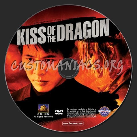 Kiss of the Dragon dvd label