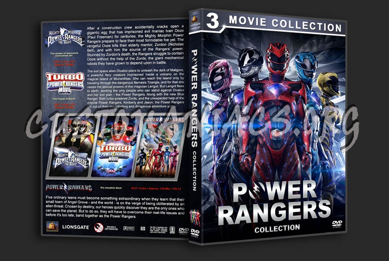 Power Rangers Collection dvd cover