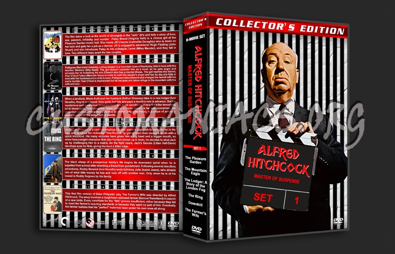 Alfred Hitchcock: Master of Suspense - Set 1 dvd cover