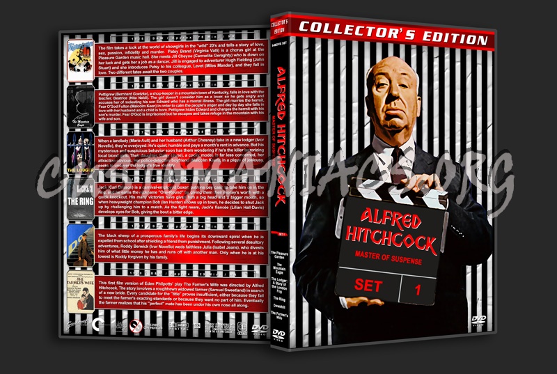 Alfred Hitchcock: Master of Suspense - Set 1 dvd cover