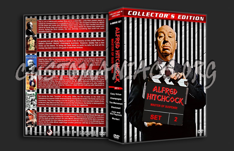 Alfred Hitchcock: Master of Suspense - Set 2 dvd cover