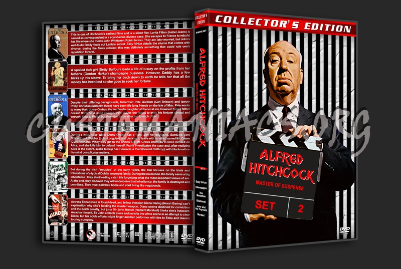 Alfred Hitchcock: Master of Suspense - Set 2 dvd cover