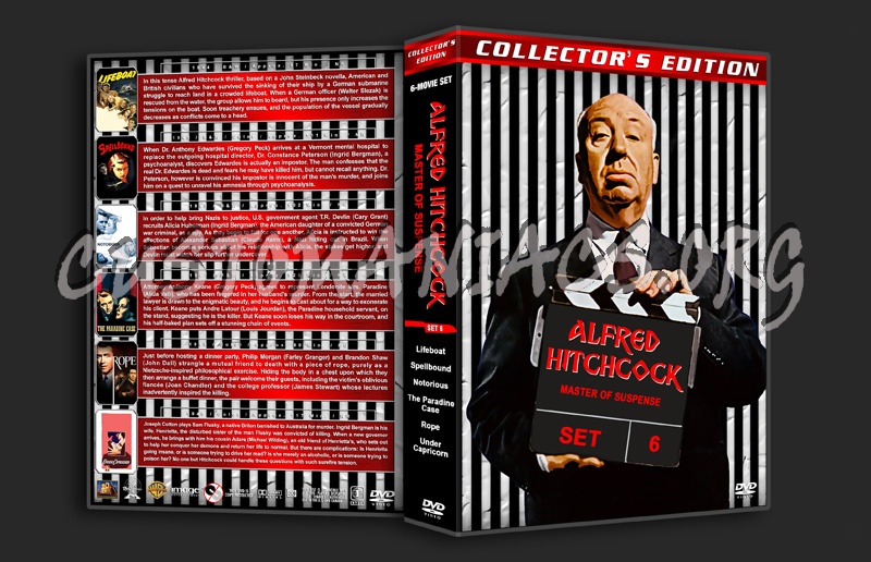 Alfred Hitchcock: Master of Suspense - Set 6 dvd cover