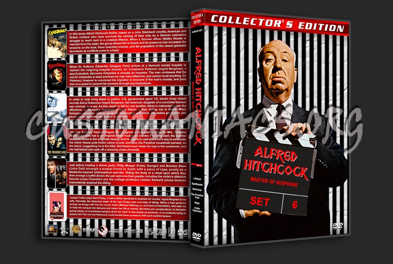 Alfred Hitchcock: Master of Suspense - Set 6 dvd cover