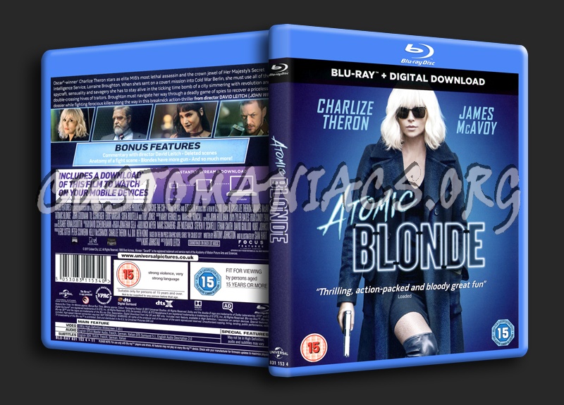 Atomic Blonde blu-ray cover