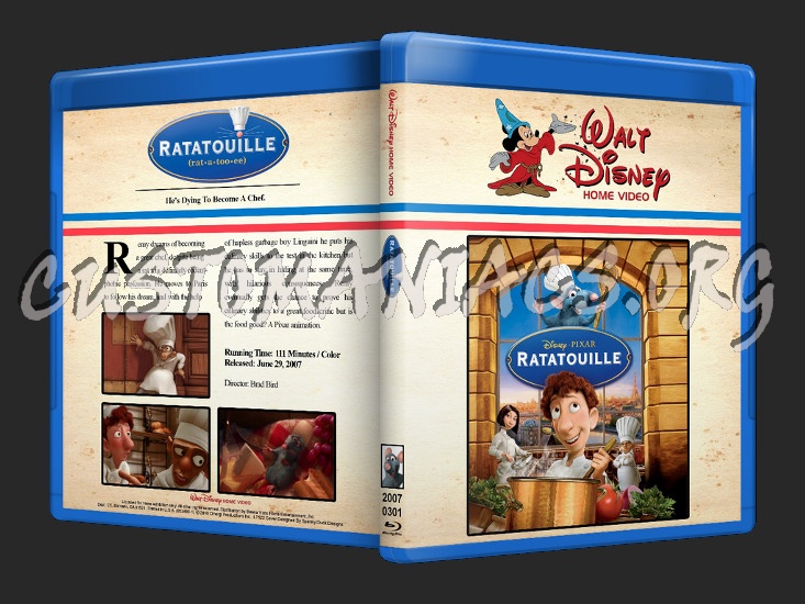 Ratatouille blu-ray cover