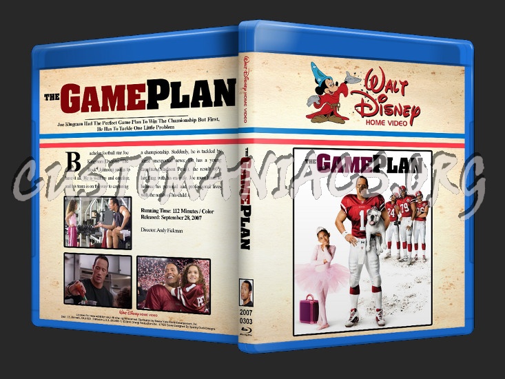 Game Plan blu-ray cover