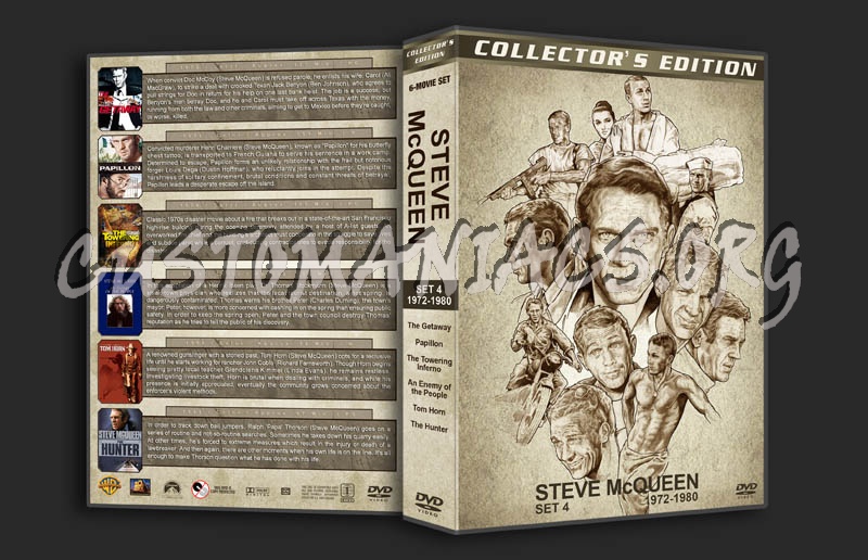 Steve McQueen Filmography (1958-1980) - large set dvd cover