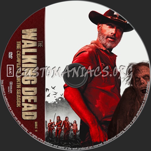 The Walking Dead Season 9 dvd label
