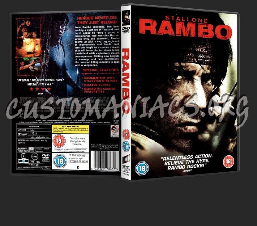 Rambo dvd cover