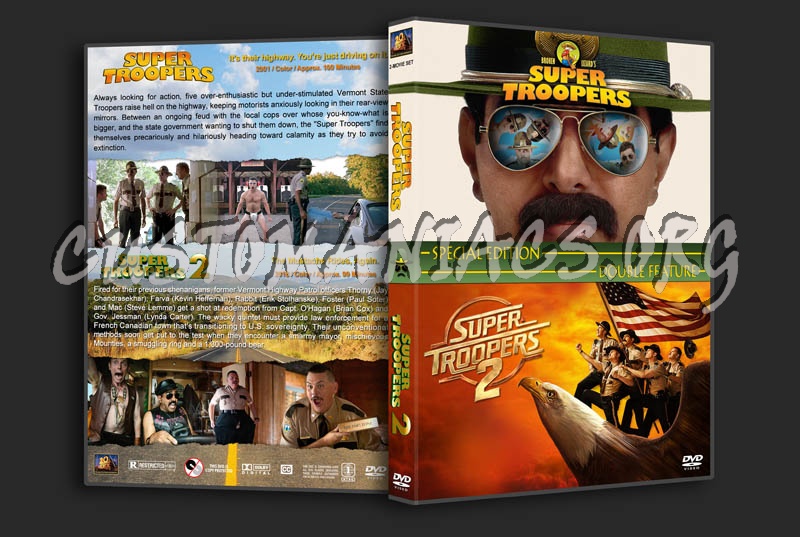 Super Troopers Double Feature dvd cover