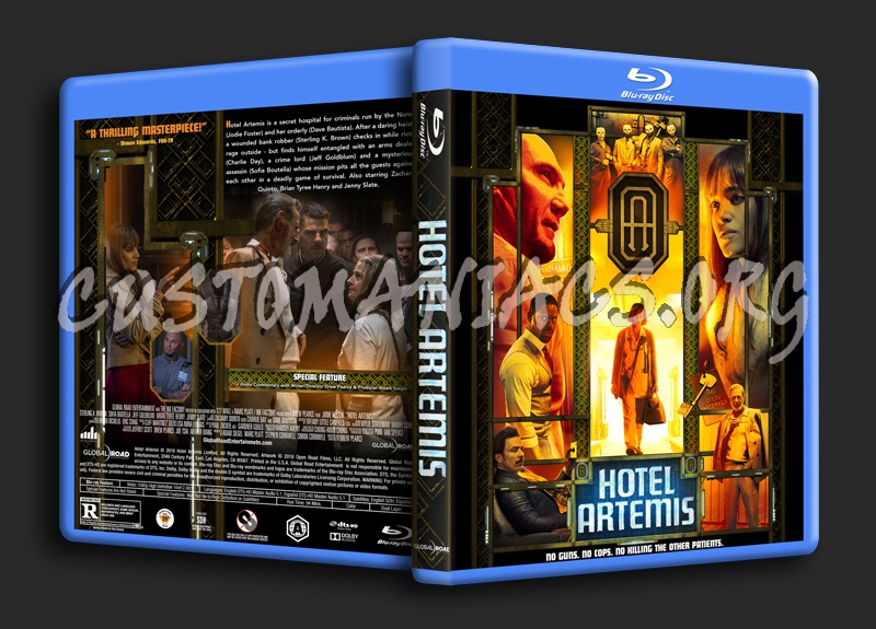 Hotel Artemis dvd cover