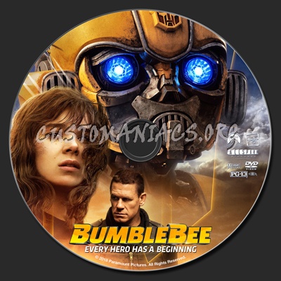 BumbleBee dvd label
