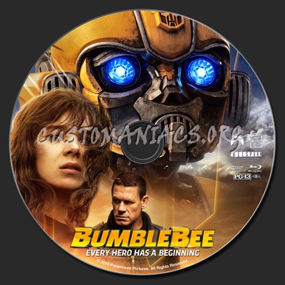 BumbleBee blu-ray label