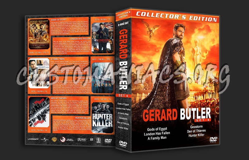 Gerard Butler - Set 4 dvd cover