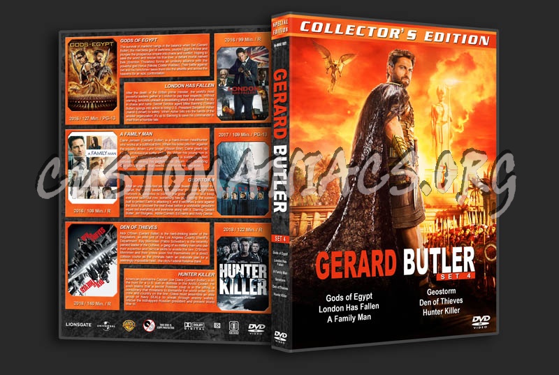 Gerard Butler - Set 4 dvd cover