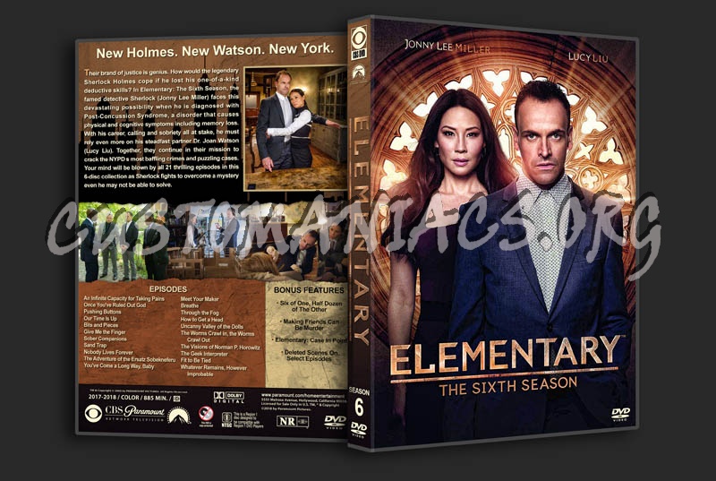 Elementary - Season 6 dvd cover