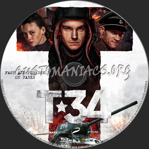 T-34 blu-ray label