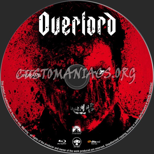 Overlord blu-ray label