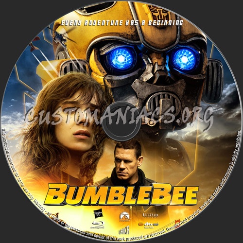 Bumblebee blu-ray label