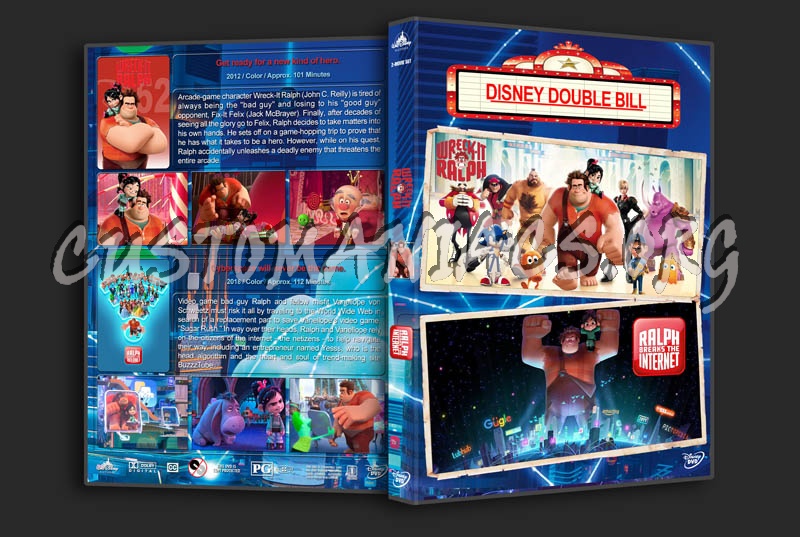 Wreck-it Ralph Double Feature dvd cover